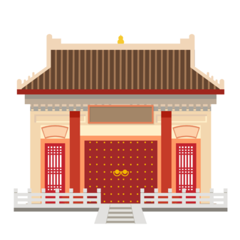 中式古建筑 楼房 中国古建筑png透明 (61)