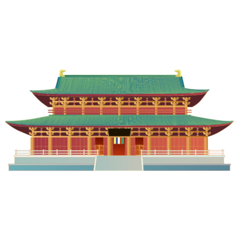 中式古建筑 楼房 中国古建筑png透明 (16)