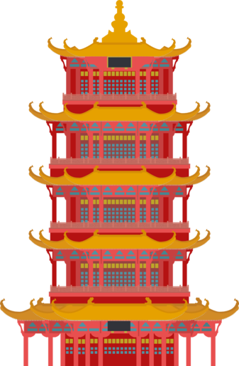 中式古建筑 楼房 中国古建筑png透明 (17)