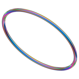 潮流酸性全息金属镭射机能彩虹3D立体几何图形png免抠 (95)