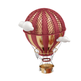 热气球漂浮元素
