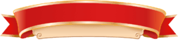 红色大气金边标题框
