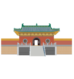 中式古建筑 楼房 中国古建筑png透明 (64)
