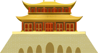 中式古建筑 楼房 中国古建筑png透明 (62)