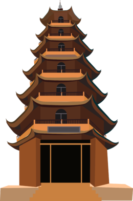 中式古建筑 楼房 中国古建筑png透明 (7)